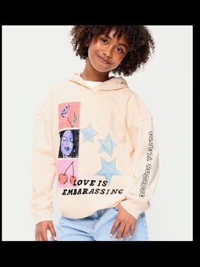 NWT New Girls Olivia Rodrigo Love Is Embarrassing Hoodie